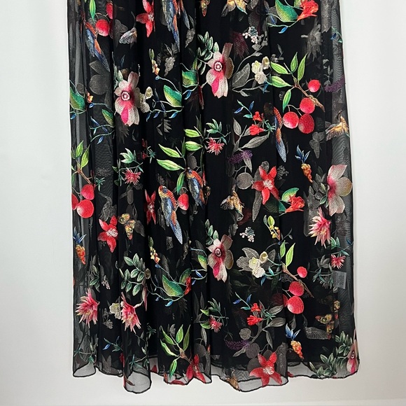 Johnny Was Emilda Floral Mesh Maxi Dress XL - Picture 9 of 13
